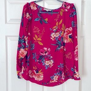 Hot Link Floral Blouse